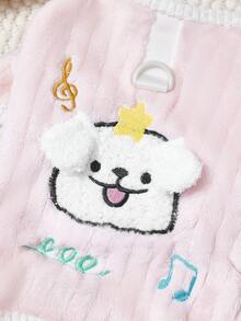 PETSIN Adorable Four-Legged Fleece Pet Outfit – Extra Warm Windbreak Jumpsuit For Small Dogs, Cats, And Tiny Animals, Perfect For Everyday Indoor/Outdoor Adventures - Pink - View 7