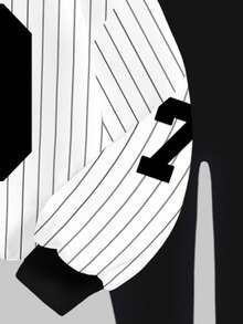 Slaydiva 2pcs/Set Casual Loose Fit Round Neck Striped Sweatshirt With Graphic Print And Matching Skinny Pants, Comfortable For Autumn/Winter - Multicolor - View 3