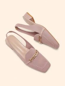 CUCCOO BASICS Mocasines planos versátiles y de moda para ir al trabajo de CUCCOO - Rosa - Ver 5