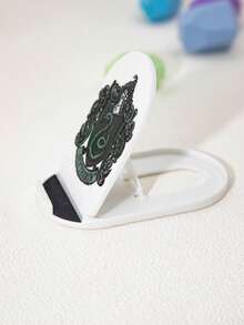 HARRY POTTER X SHEIN 1 Piece, Super Cool  Pattern Mobile Phone Holder, Desktop Mobile Phone Holder, Adjustable Folding Portable Mobile Phone Holder, Suitable For Desks, Watching TV Series, Live Broadcasts, Can Be Used As A Lazy Desktop Support Stand, Compatible With IPhone, Android Phones, Mobile Phone Holders, Mobile Phone Accessories