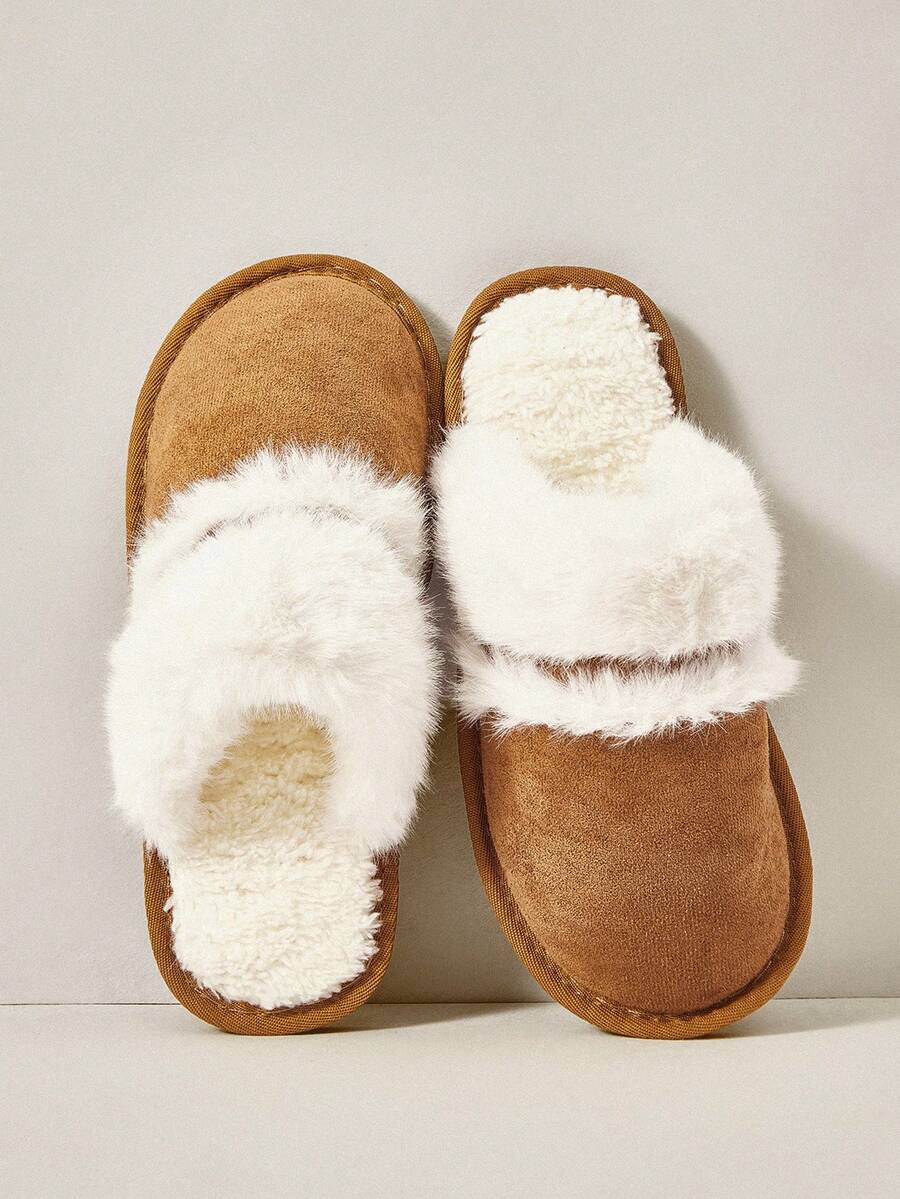 Cuccoo Women Fashion Soft Bottom Home Slippers New Year Holiday - Brown - View 1