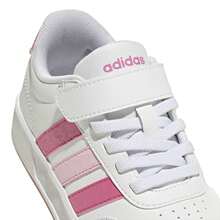 Breaknet 3.0 Kids Sneakers Cloud White / Pink Fusion / Clear Pink JS3684 - White - View 6