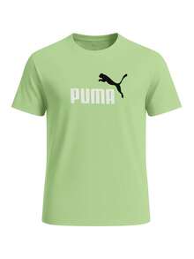 Puma Men's T-Shirts Green - Green - View 1