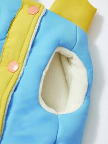 PETSIN Plush Casual Pet Vest – Warm And Adorable Autumn/Winter Coat For Small Dogs, Kittens And Cats, Perfect Choice For Keeping Your Pet Comfortable During The Cold Season