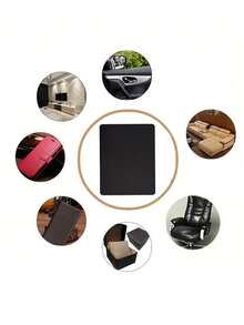 1pc Self-Adhesive Leather Repair Tape, Leather Patching Kit, Suitable For Sofa, Furniture, Car Seat, Leather Tear Repair, Cuttable Sofa Patch, Applicable To Hotel/Restaurant/Office/Commercial Use - Black - View 5