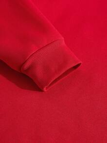 Manfinity Homme Męska bluza z okrągłym dekoltem i wzorem "Wesołych Świąt", idealna na rodzinne spotkania, prezent dla męża/chłopaka, jesień/zima