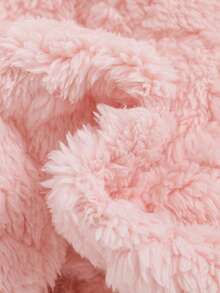 SHEIN Newborn Baby Girl Thickened Long Sleeve Stand Collar Jacket