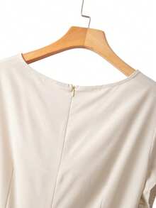 GlowEve CURVE 白色优雅通勤舒适大码连体裤