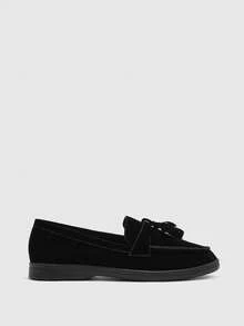 CUCCOO BIZCHIC Women's Casual Slip-On Flat Athletic Sneakers - Black - View 7
