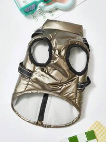 PETSIN Cozy Autumn/Winter Pet Vest – Cute, Breathable, And Easy-To-Wear Outfit For Small Dogs, Cats, And Other Tiny Pets, Great For Everyday Indoor And Outdoor Use - Gold - View 2