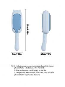 PETSIN 1 Piece Pet Static Hair Removal Brush, Pet Lint Roller, Static Adsorption Bidirectional Roller Hair Removal Brush, Clothes Sofa Lint Roller, Cat Dog L Roller, Pet Supplies - Multicolor - View 10