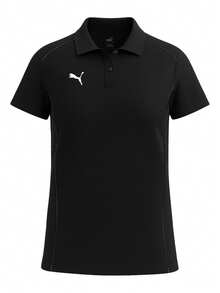 Puma TeamFINAL Unisex Sports Polo Shirt Black - Black - View 1
