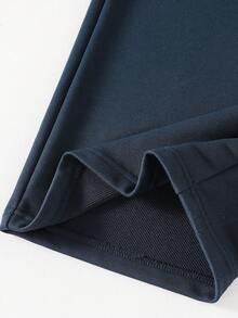 SHEIN Sparklyn 2pcs/Set Teens/Girls Casual All-Match Versatile Daily Wear & Workout Loose Wide Leg Sweatpants, Autumn/Winter - Multicolor - View 7