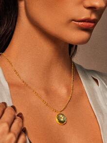 Glisma Women Long Necklaces,Western Jewelry,Old Money,Gemstone,Outfits,Fall/Autumn/Winter,For Mom/Women/Girl/Mother,Premium