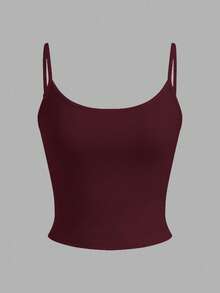 SHEIN EZwear 4pcs Women's Cropped Tight Fit Casual Tank Tops, Suitable For Summer - Multicolor - View 6