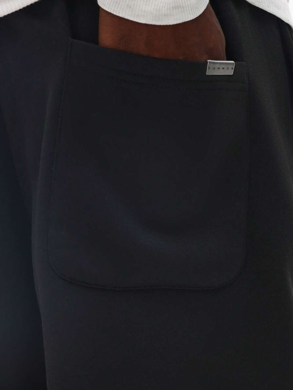 Pantalon de survêtement à jambe droite pour hommes SUMWON, confortable, décontracté, pantalon de détente pour l'hiver, porter tous les jours, uni