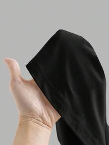 SHEIN PETITE 3 条装 合身腰部松紧带 弹力腰部喇叭裤套装 紧身女式长裤 - 黑色 - 查看 11