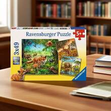 Ravensburger Animals Of The Earth 3x49 Piece Jigsaw Puzzle Age 5 Years+ 9330 - Multicolor - View 6