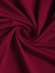 Sweetra Women's Oblique Shoulder Flounce Sexy Bodycon Dress, Waist Cinching, Bodycon, French Chic Mini Skirt - Red - View 5