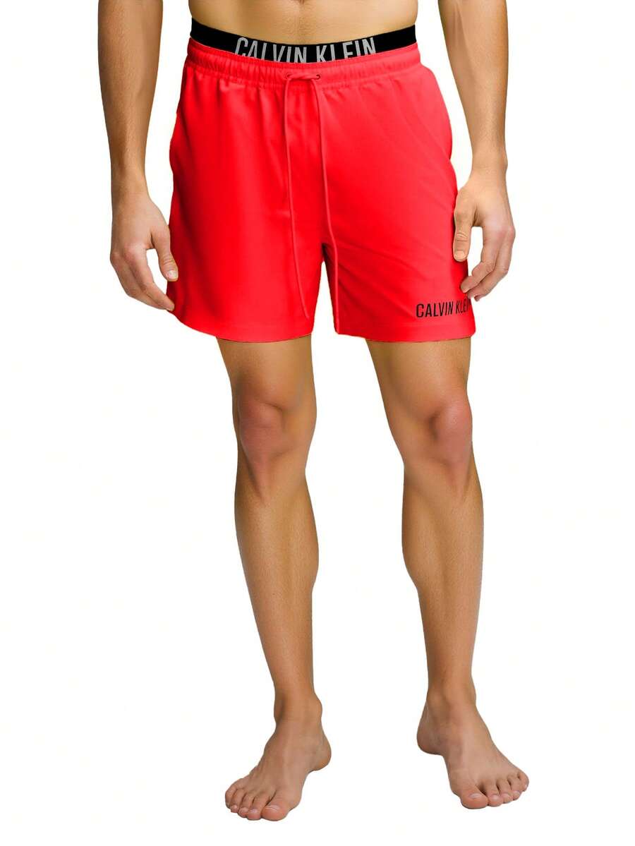 Calvin Klein Men's Swim Shorts Red - Orange - View 1