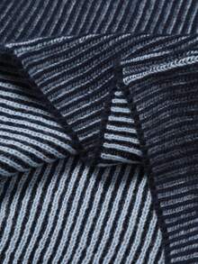 Manfinity Hypemode 男士纯色拉链圆领休闲百搭针织背心 男士短款背心 蓝色背心 男士无袖服装 - 藍色 - 查看 6