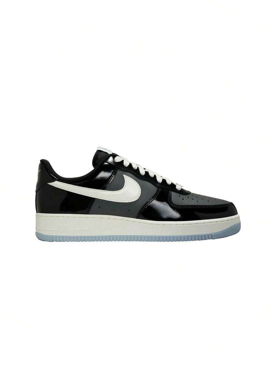 Nike Giày nam Air Force 1 '07 màu Đen / Xanh Armoury / Xám Sắt / Trắng Sail IB7676 - Đen/Xanh Armory/Xám sắt/Cánh buồm - Xem 1