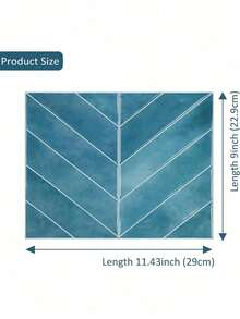 1/10 /20/30/50pcs Waterproof Modern Geometric Herringbone Pattern DIY Tile Stickers Modern Removable Self-Adhesive Wall Tile Stickers Kitchen Bathroom Backsplash Suitable For Holiday Decoration - Multicolor - View 10