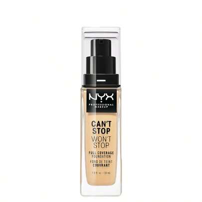 NYX Can't Stop Won't Stop Full Coverage Foundation CSWSF6.5 Nude 30 Ml