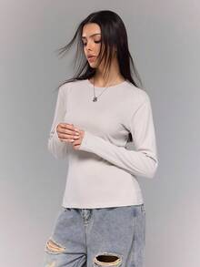 Set de 3 camisetas acanaladas con textura para adolescentes - Multicolor - Ver 4