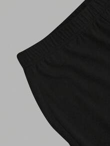 SHEIN EZwear 女式高腰紧身喇叭裤三件套，秋冬 - 彩色 - 查看 3