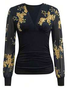 EMERY ROSE Women T-Shirts - 黃色 - 查看 3