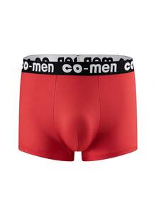 Manfinity Underwear&Sleepwear Basics Quần lót boxer cạp chun họa tiết chữ thoải mái, dễ thương cỡ lớn cho nam, nhiều màu - Nhiều màu - Xem 6