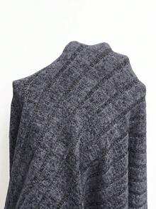 EMERY ROSE Plus Size Solid Color Casual Long Sleeve T-Shirt, Suitable For Spring And Autumn Fall Cloth For Women - Dark Grey - View 7