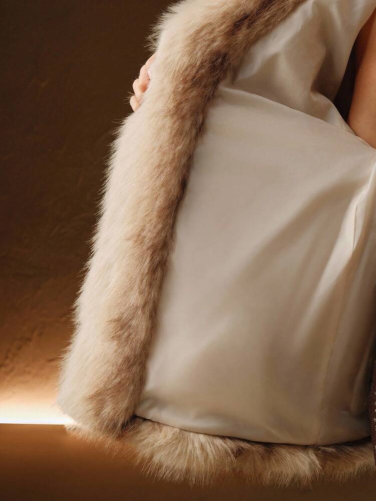 Abrigo de mujer de otoño/invierno con rayas, contraste de color, elegante, de piel sintética con cinturón, adecuado para salir, elegante, chic, formal, graduación