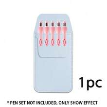 1/2pcs Nurse Pen Bag, Front Fixing Pocket Design, Anti-Leakage, Thickened Medical Pen Bag, PVC Material, Multi-Color Available - Multicolor - View 26