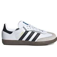Adidas Samba Teen Sneakers Comfortable Versatile Stylish Running Street Style Office Black JQ6391 - 雲白/芯黑/膠 - 查看 2