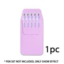 1/2pcs Nurse Pen Bag, Front Fixing Pocket Design, Anti-Leakage, Thickened Medical Pen Bag, PVC Material, Multi-Color Available - Multicolor - View 27