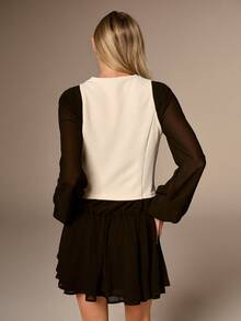 Avantive Áo vest nữ mùa hè/Dạ hội/Đi biển/Nghỉ mát/Dễ thương/Phong cách miền Tây/Công sở thường ngày/Sang trọng/Sinh nhật/Đi chơi/Câu lạc bộ/Văn phòng/Lễ hội/Tiệc tưng bừng/Công sở/Sang trọng/Buổi hòa nhạc đồng quê/Ăn trưa muộn/Du thuyền/Giới thượng lưu/Sân bay/Kín đáo/Nhà thờ/Phong cách cổ tích//Quyến rũ/Vui nhộn/Phong cách hippie/Tiệc trà/Y2K/Thời trang đường phố/Thập niên 2000/Disco/Kỳ nghỉ xuân/Lễ tốt nghiệp/Khách dự đám cưới/Tiệc cocktail/Cổ điển/Ôm sát/Khu nghỉ dưỡng/Kỳ nghỉ biển/Áo vest trắng thêu - Màu be - Xem 2