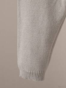 Souflis Souflis Bộ quần áo len dệt kim màu xám cho bé trai mặc ngoài trời, mềm mại và thoải mái, thích hợp mặc hàng ngày, ngoài trời, du lịch, nghỉ dưỡng, ở nhà, nhà trẻ và chơi đùa, mùa xuân/thu/đông - màu xanh lá - Xem 8