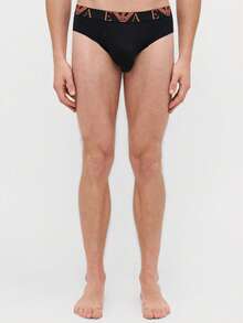 Emporio Armani 3 Pack Men's Boxers - Black - View 3