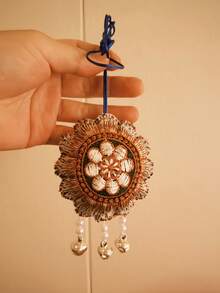 Handmade Embroidered Keychain - Folk Art Fabric Charm For Bags & Home Decor - Multicolor - View 3