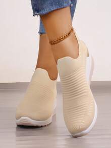 Women Wedges & Flatform - Beige - View 3