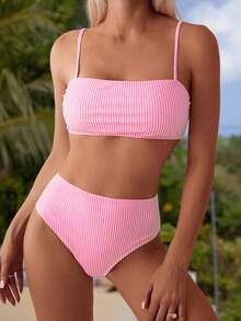 Swim Mod Women's Bikini Set (2pcs, Random Printed Design, Copyrighted Prints Already Purchased) Summer Beach - Multicolor - View 6