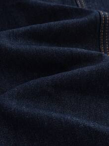 GlowEve 女士时尚通勤长款牛仔裙 - 藍色 - 查看 3