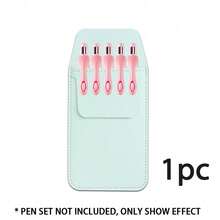 1/2pcs Nurse Pen Bag, Front Fixing Pocket Design, Anti-Leakage, Thickened Medical Pen Bag, PVC Material, Multi-Color Available - Multicolor - View 28