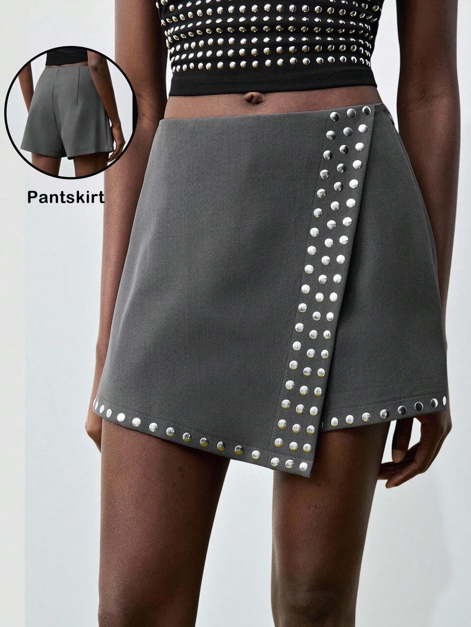 SHEIN Maija 2026 Saia-Shorts Versátil e Casual para Mulheres Minimalista, Sexy, Ideal para Dia de São Patrício, Páscoa, Verão, Festa, Praia, Passeio e Formatura
