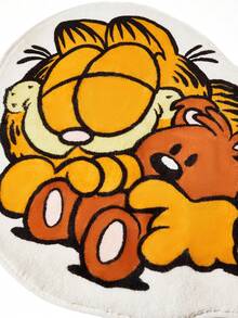 GARFIELD | SHEIN 1 件可爱猫形毛绒装饰地毯和熊，适用于门、浴室、节日，柔软吸水材料，防滑底漆 - 彩色 - 查看 6