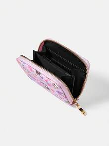 ROMWE Kawaii 1Pc Love Ragdoll Design Minimalist Style Zipper Coin Wallet, Suitable For Women. - Multicolor - View 5