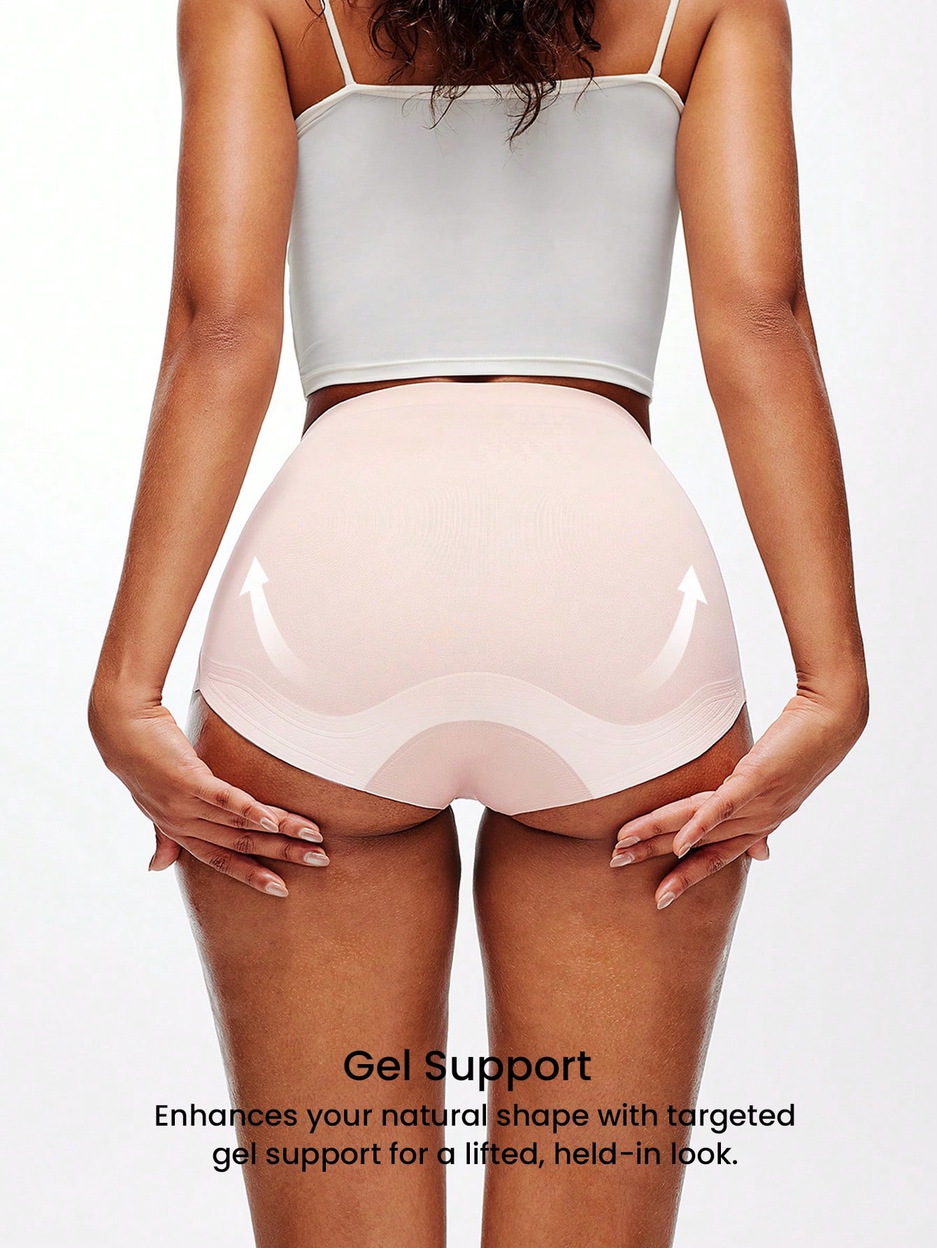 Formende Shapewear-Slips in Große Größen mit nahtlosem Sitz und hoher Taille