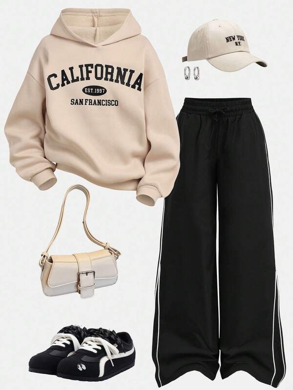 Girlism Tween Girls Hoodie & Sweatshirt Co-Ords Hoodie And Sweatpants Set 2 Piece Teen Hoddie And Sweatpants Hoodies And Pants 13 Yr Old Girls Sweat Outfit Aesthetic Clothes,Spring/Autumn/Christmas,Holiday/Famliy Day/Happy New Year